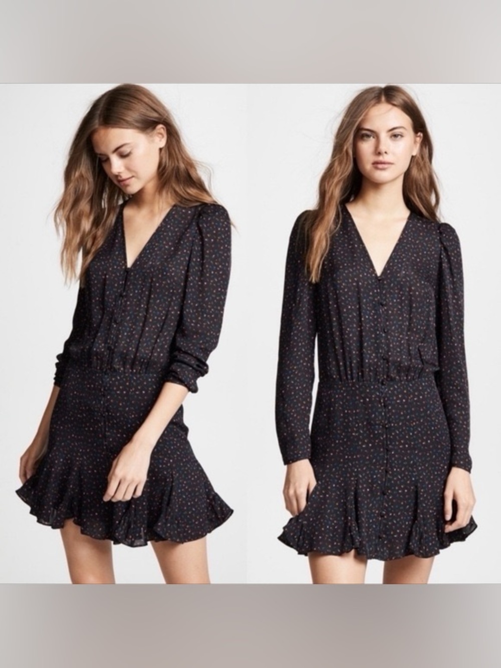 Veronica Beard Riggins Floral Silk Mini Dress Size 4